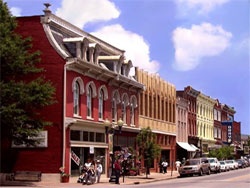 Photo of shops in Downtown Franklin, Tennessee